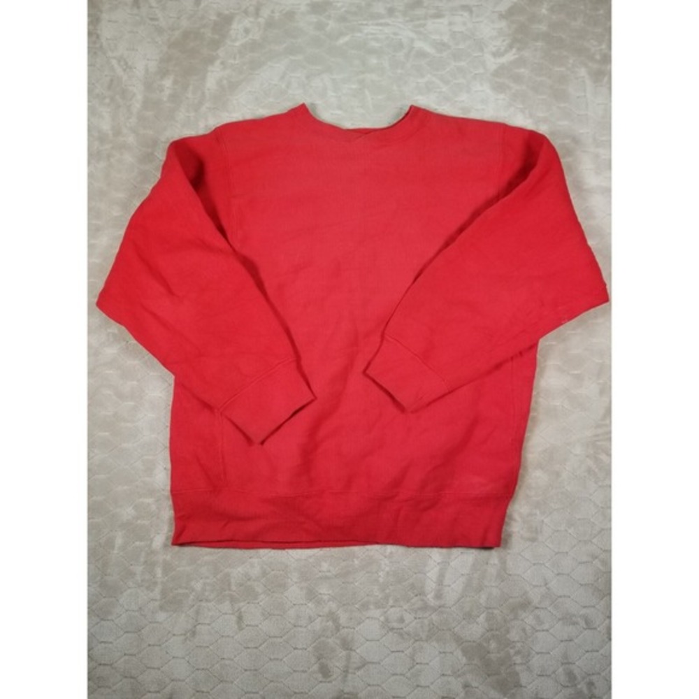 VTG Hanes Beefy Crew Neck Blank Sweatshirt - Mens XL USA Made Painted Worn Look